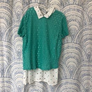 ELLE Preppy Collared Shirt